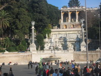 Vista della terrazza del Pincio